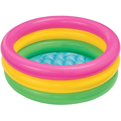 Sunset Glow Baby Pool (34 in x 10 in)/children toys learn swim at home/take cool summer